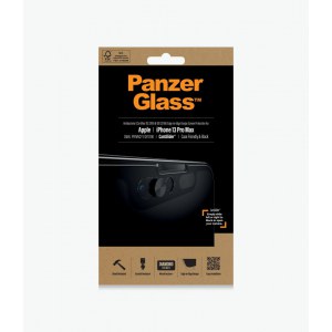 PanzerGlass | Screen protector - glass - with privacy filter | Apple iPhone 13 Pro Max | Tempered glass | Black | Transparent